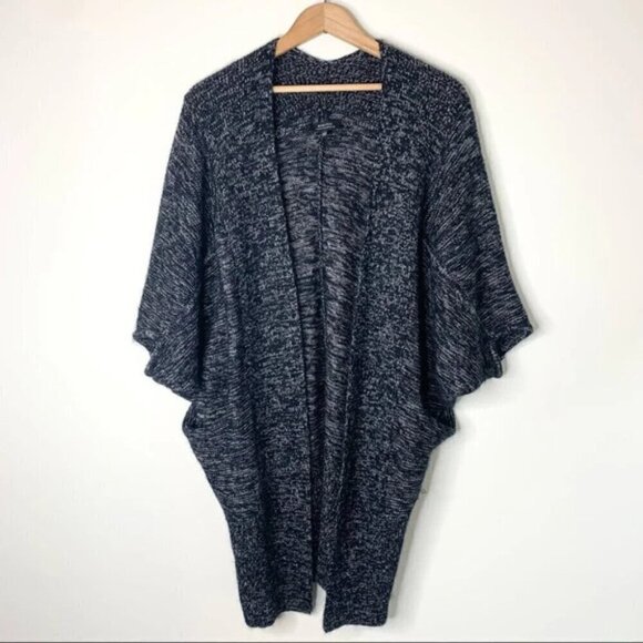 Babaton Aritzia Javier Cardigan Sweater Cocoon Open Front Mohair Wool Black XXS - Picture 7 of 14